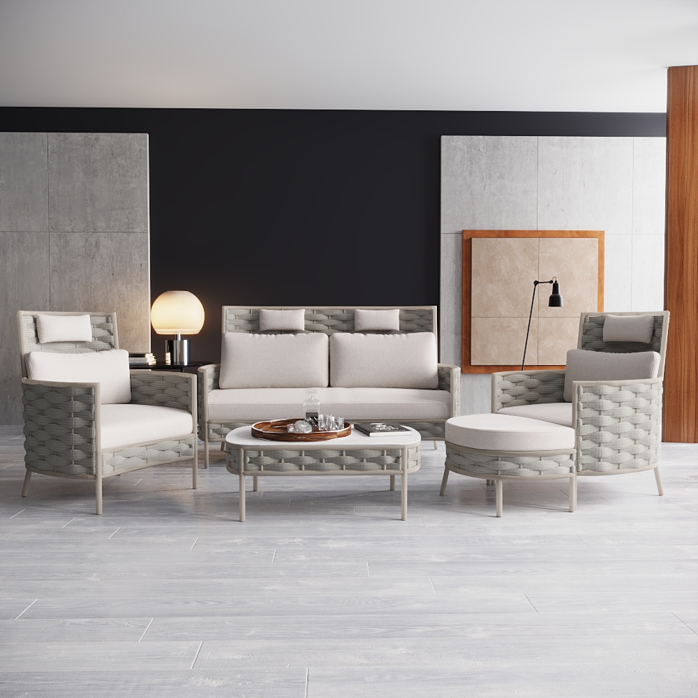 Идеально подобранные диван и стол из коллекции Sunny Blioni