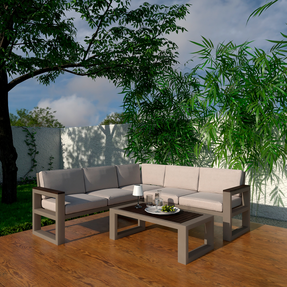 Прочная мебель для ресторана на открытом воздухе