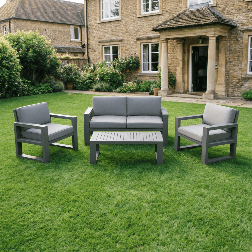 Мебель на газоне